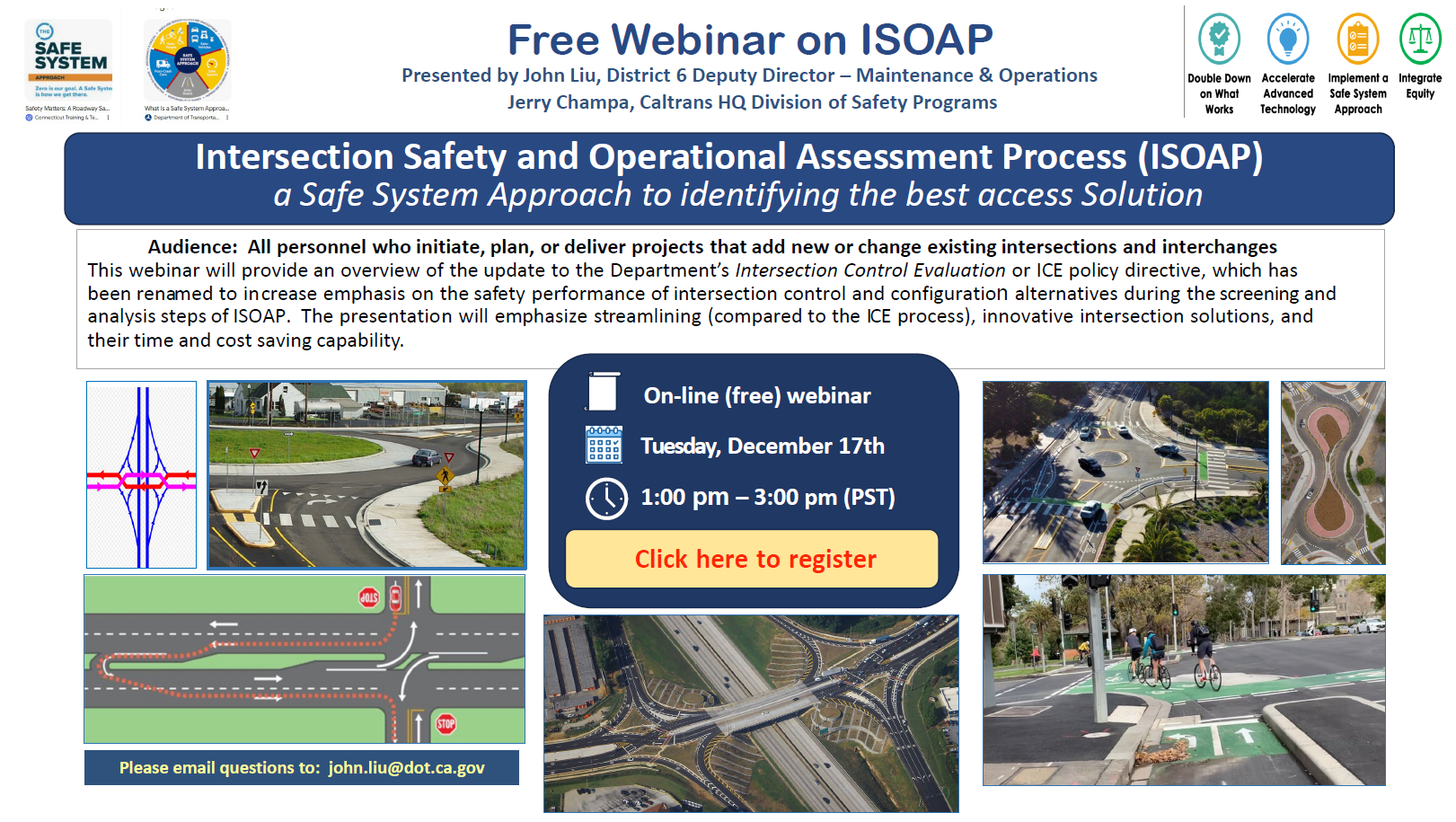 Operations Assessment Process Webinar: Intersection Safety and Operational Assessment Process – Local ...